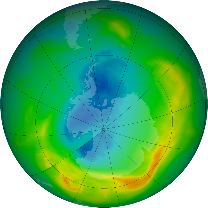 Ozone Map 1988-10-27